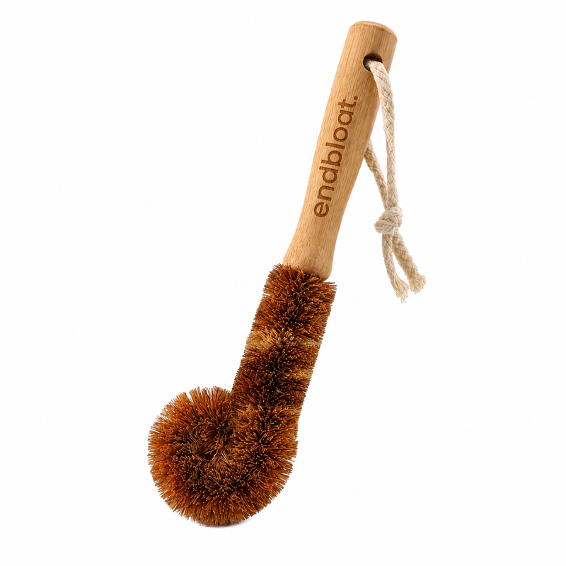 Coconut Bristle Scrubber Brush